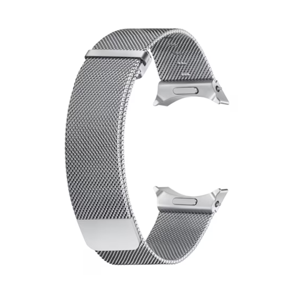 Samsung Galaxy Watch7 Milanese Band in Silver, size Small/Medium (S/M) GP-TYL305SAASW