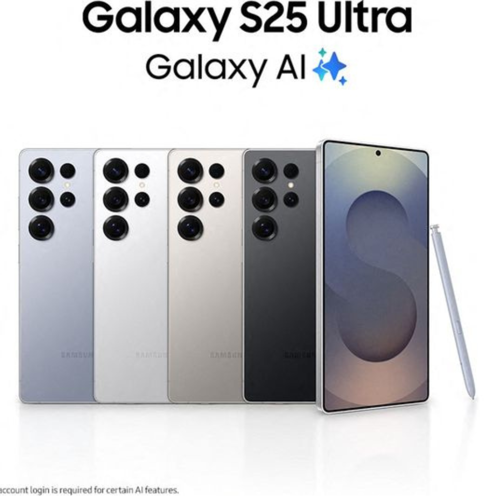 Samsung Galaxy S25 Ultra 5G, 256GB with Galaxy AI Titanium Black