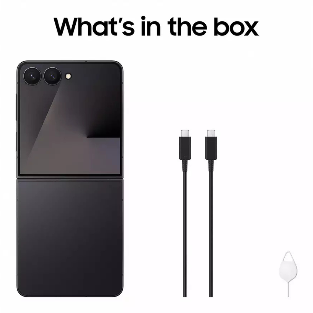 Samsung Galaxy Z Flip7 Jet Black (256GB) with Galaxy AI SM-F766BZKGEUB