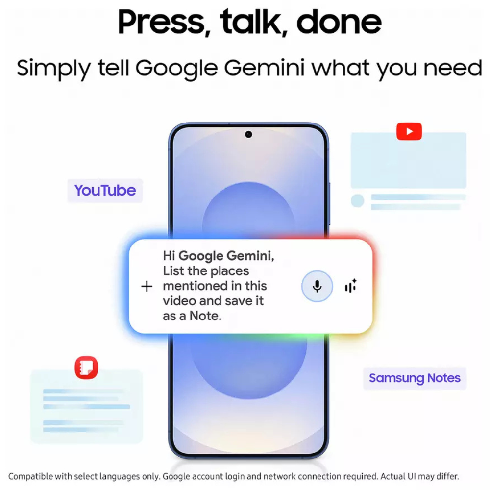 Samsung Galaxy S25 5G, 256GB with Galaxy AI Blue Black