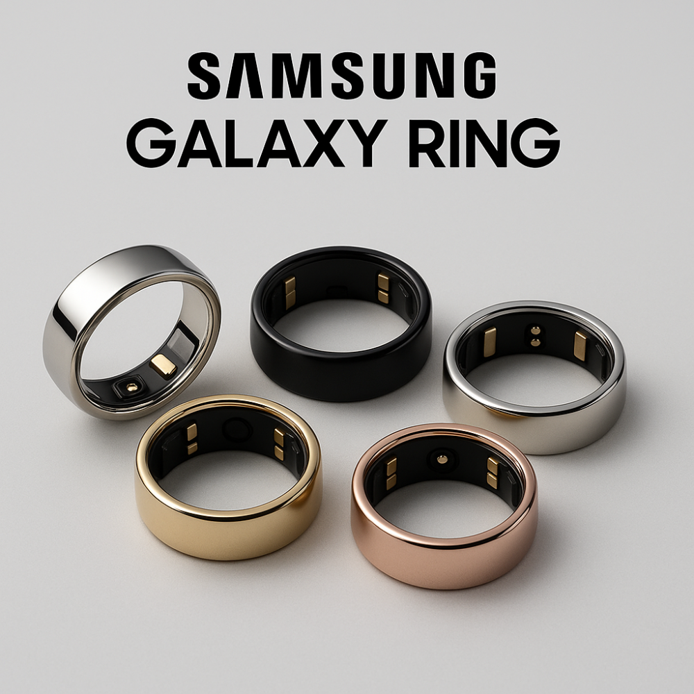Samsung Galaxy Ring Titanium Silver Size 7