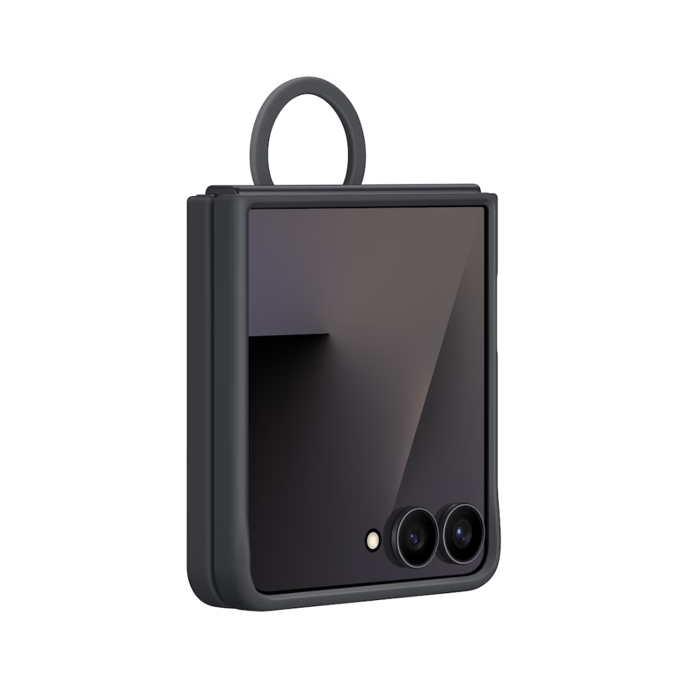 Samsung Galaxy Z Flip7 Protective Silicone Case with Ring