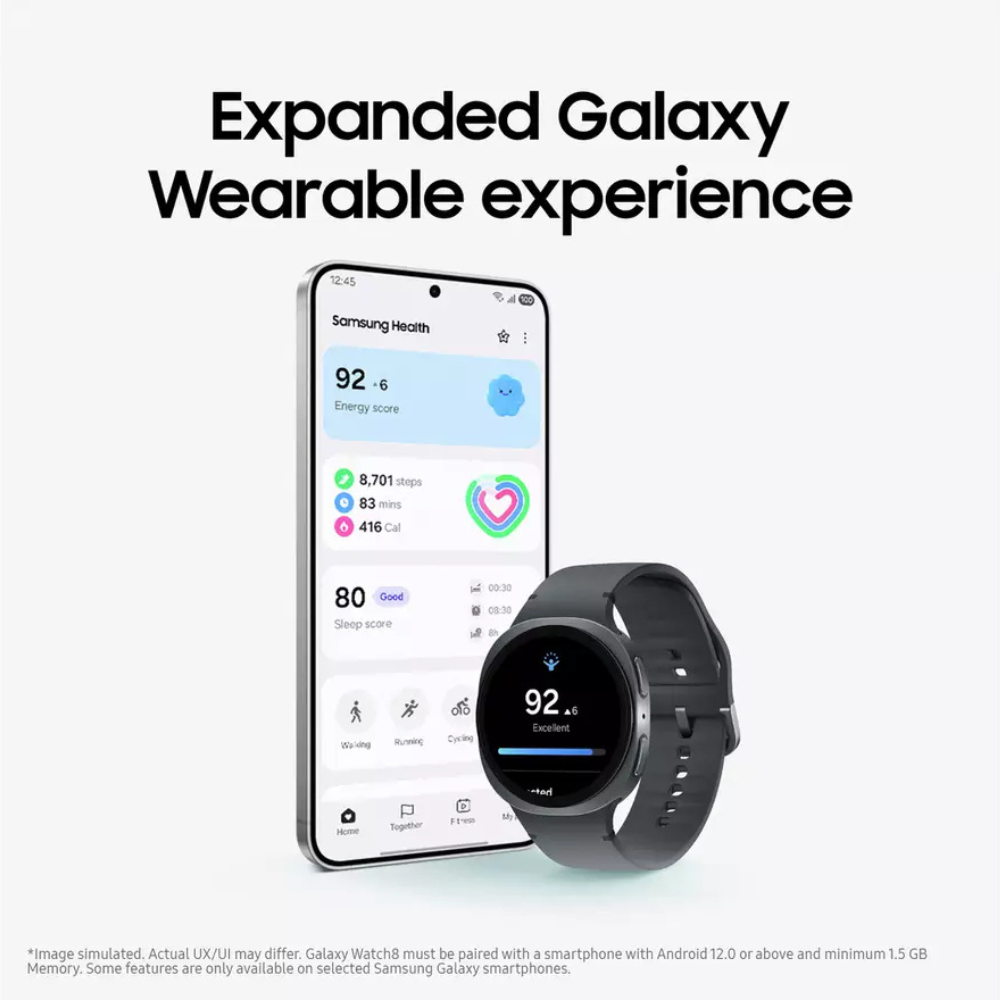 Samsung Galaxy Watch8 44mm (Bluetooth), with Galaxy AI SM-L330NZSAEUB
