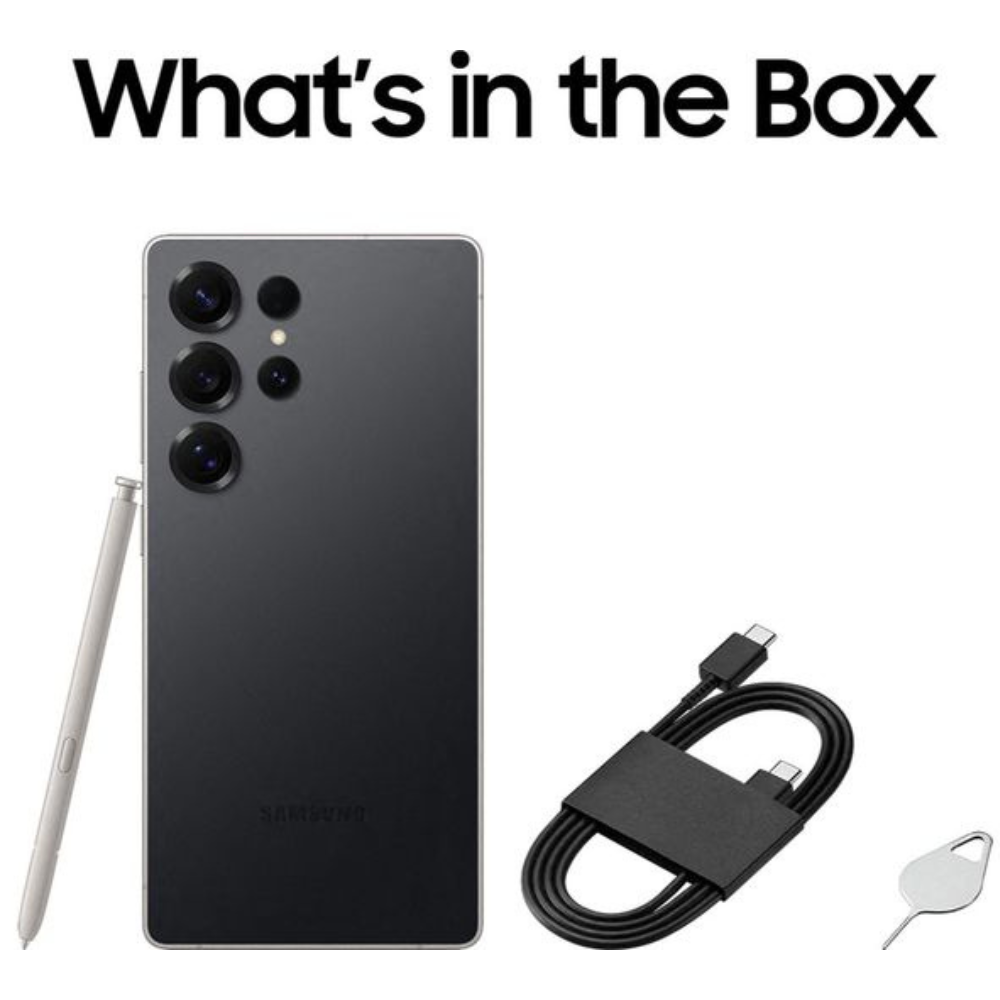 Samsung Galaxy S25 Ultra 5G, 256GB with Galaxy AI Titanium Black