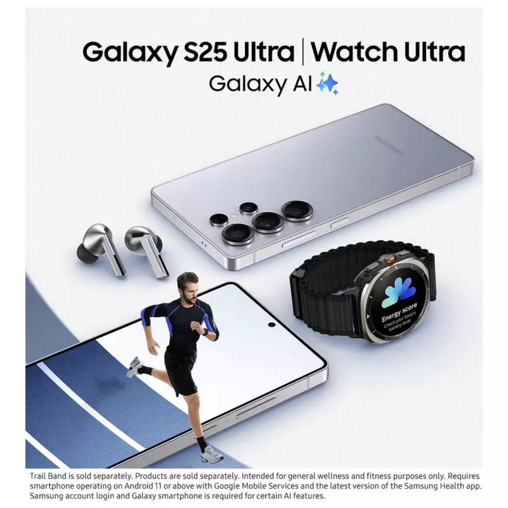 Samsung Galaxy S25 Ultra 5G, 256GB with Galaxy AI Jet Black