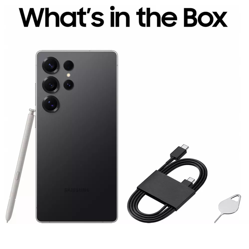 Samsung Galaxy S25 Ultra 5G, 256GB with Galaxy AI Jet Black